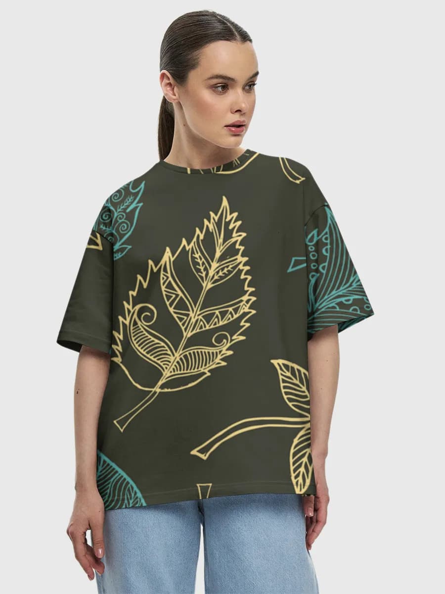 Women's oversized cotton T-shirt
