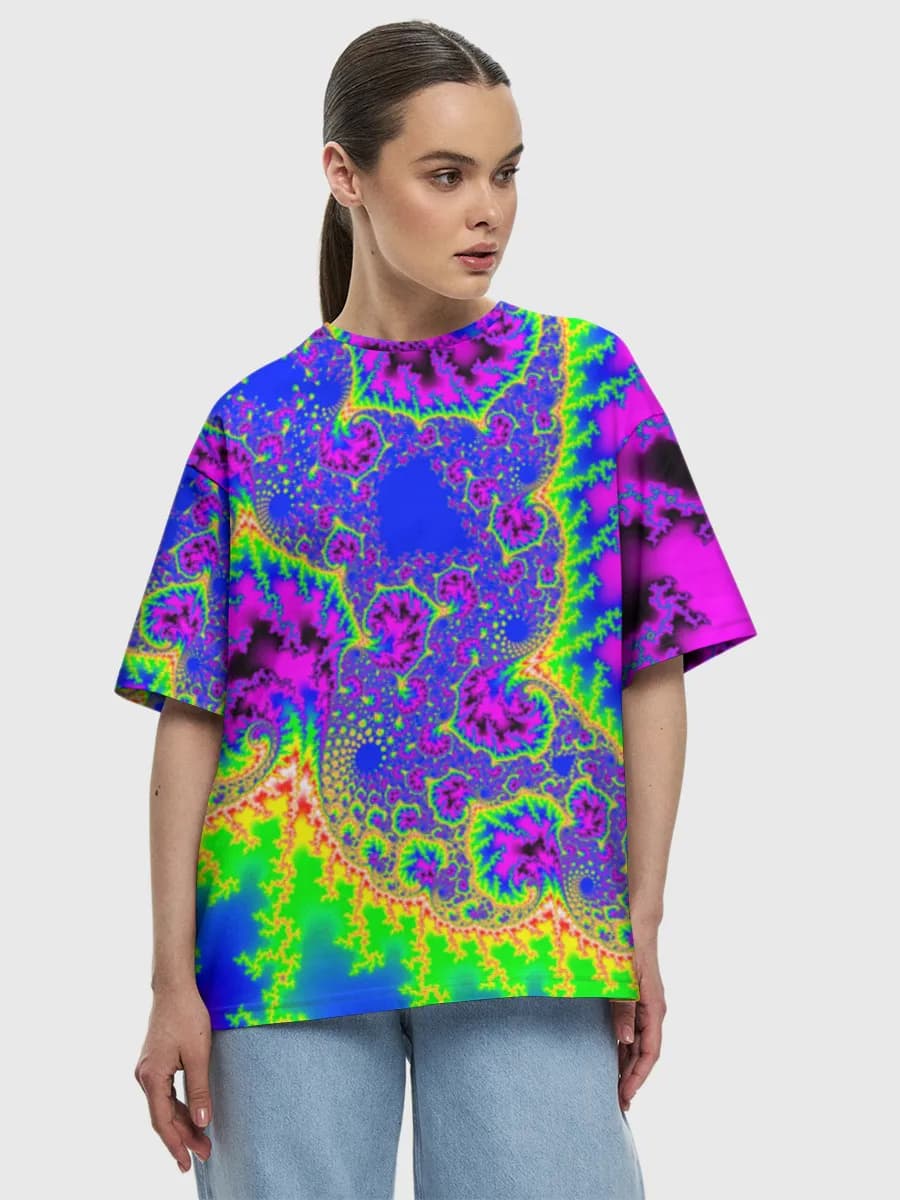 Women's oversized cotton T-shirt