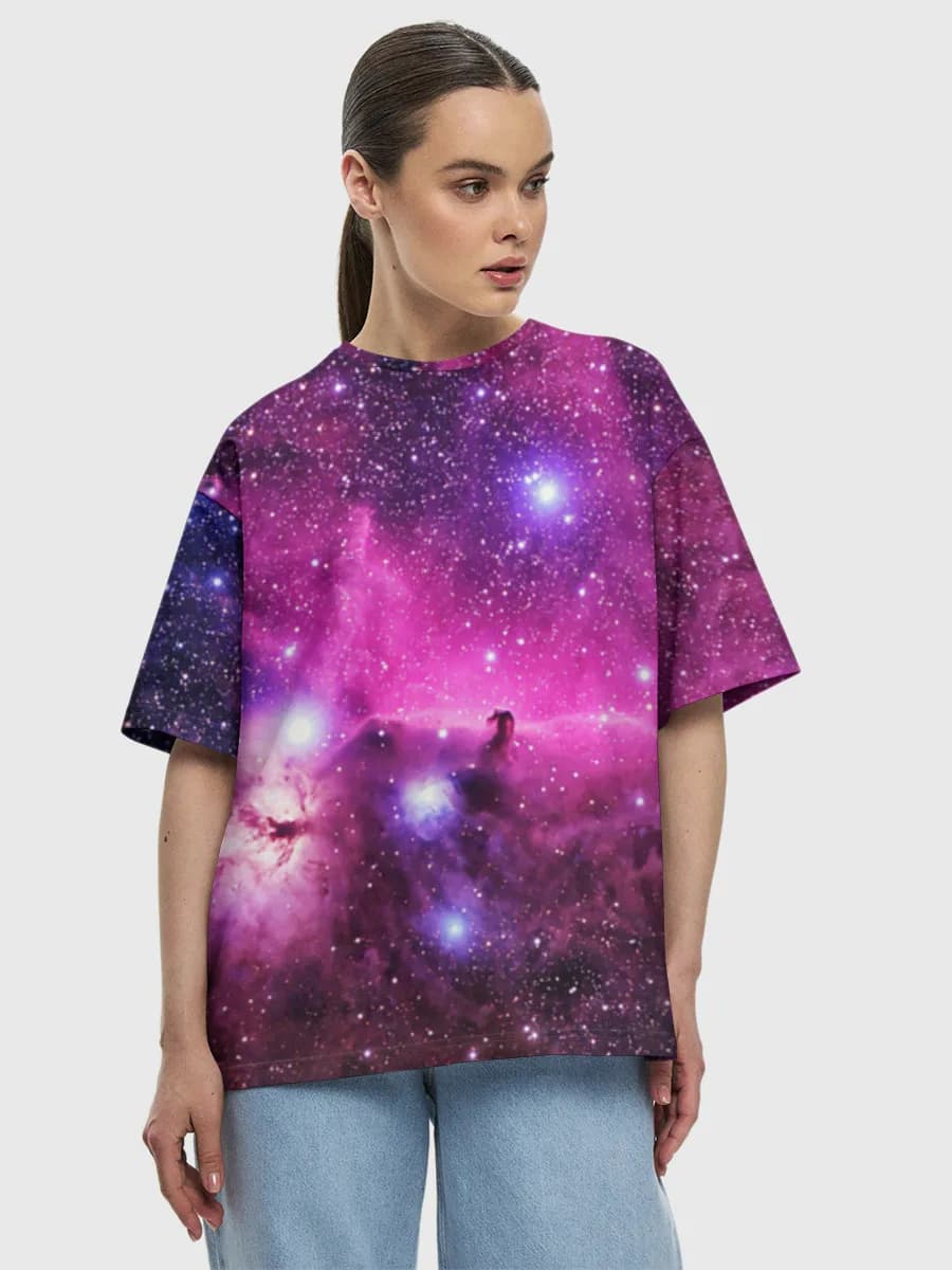 Women's oversized cotton T-shirt