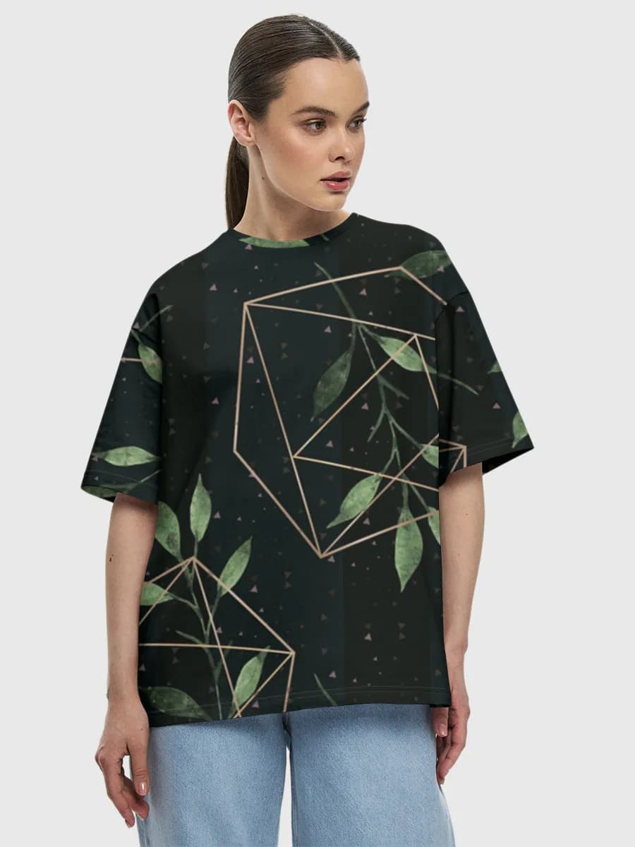 Women's oversized cotton T-shirt