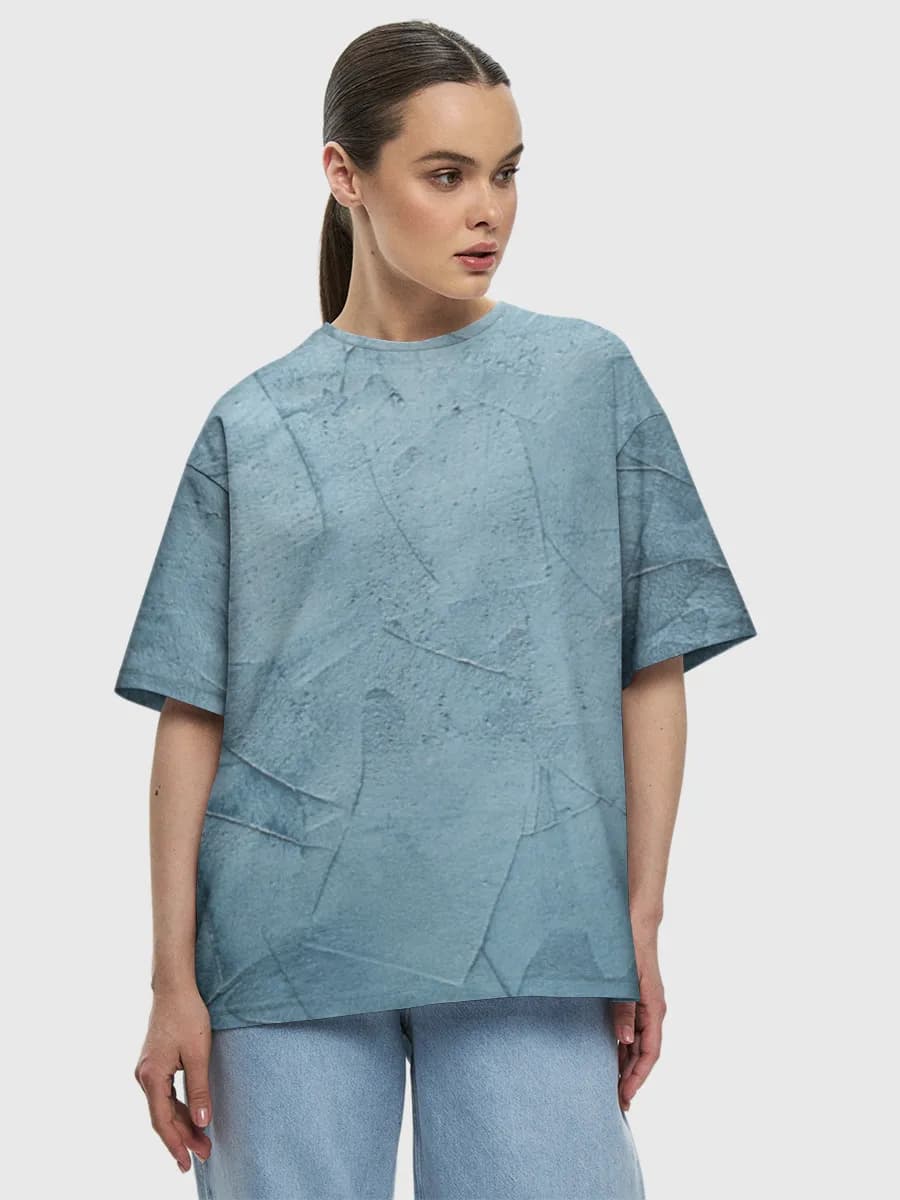 Women's oversized cotton T-shirt