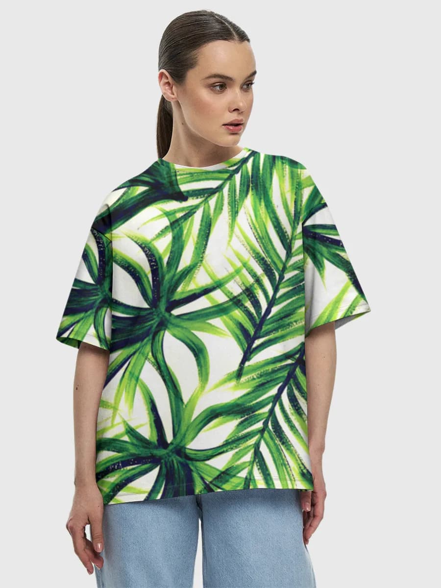 Women's oversized cotton T-shirt