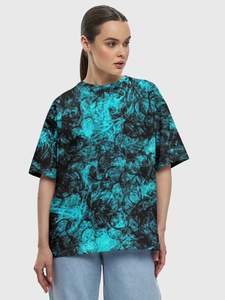 Women's oversized cotton T-shirt