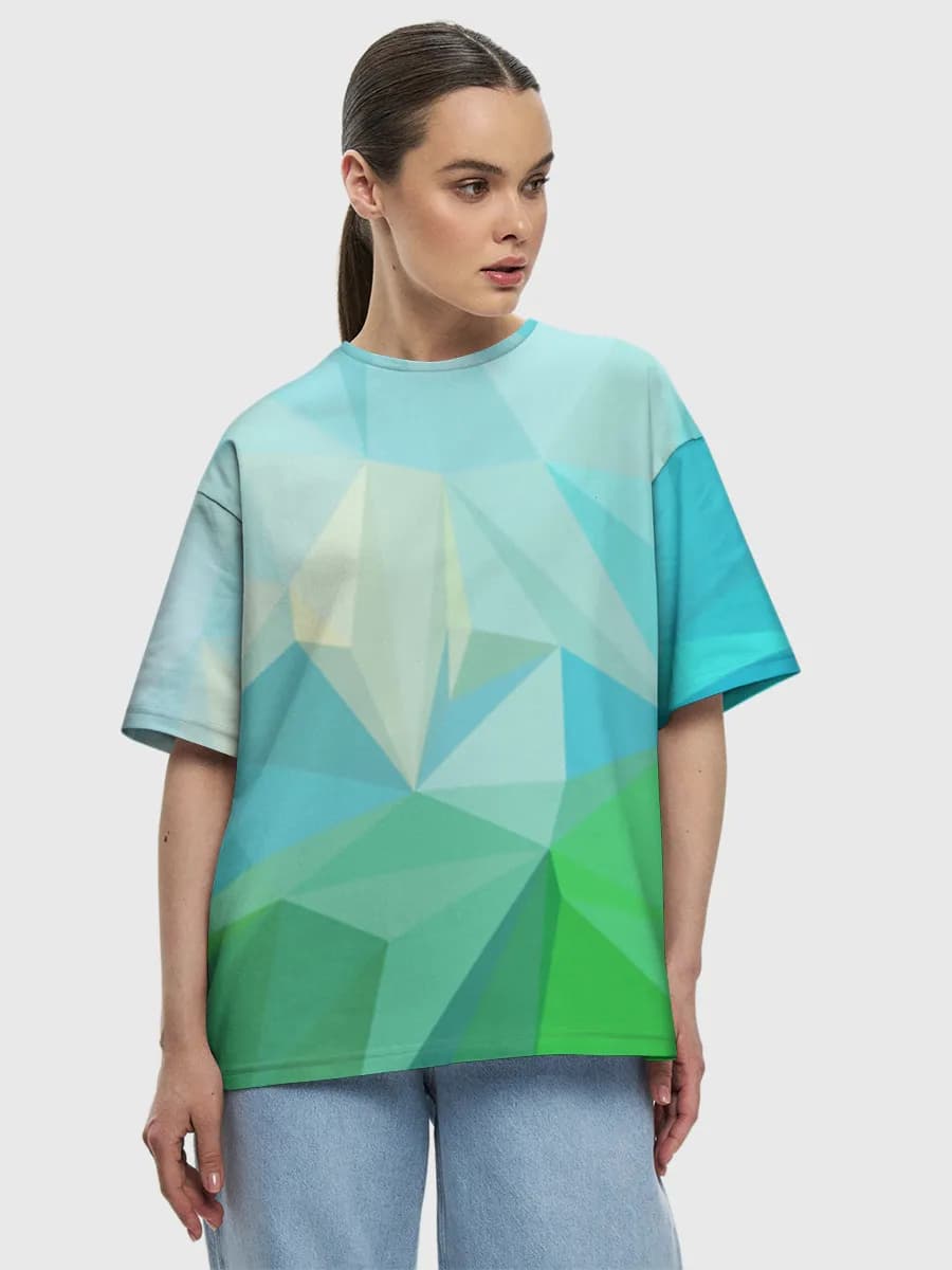 Women's oversized cotton T-shirt