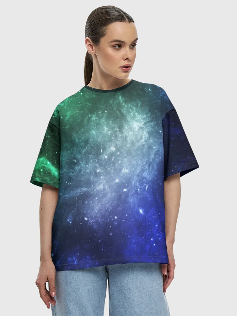 Women's oversized cotton T-shirt