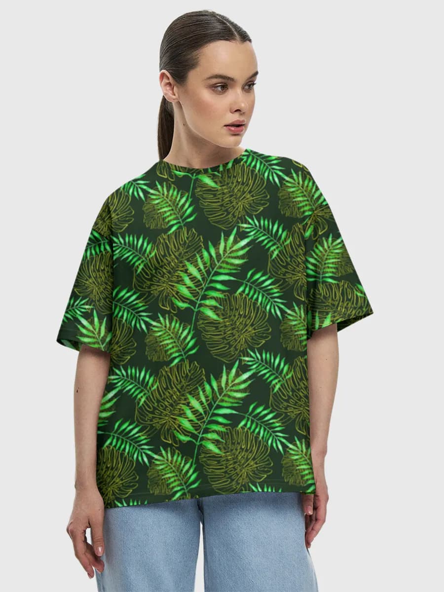 Women's oversized cotton T-shirt