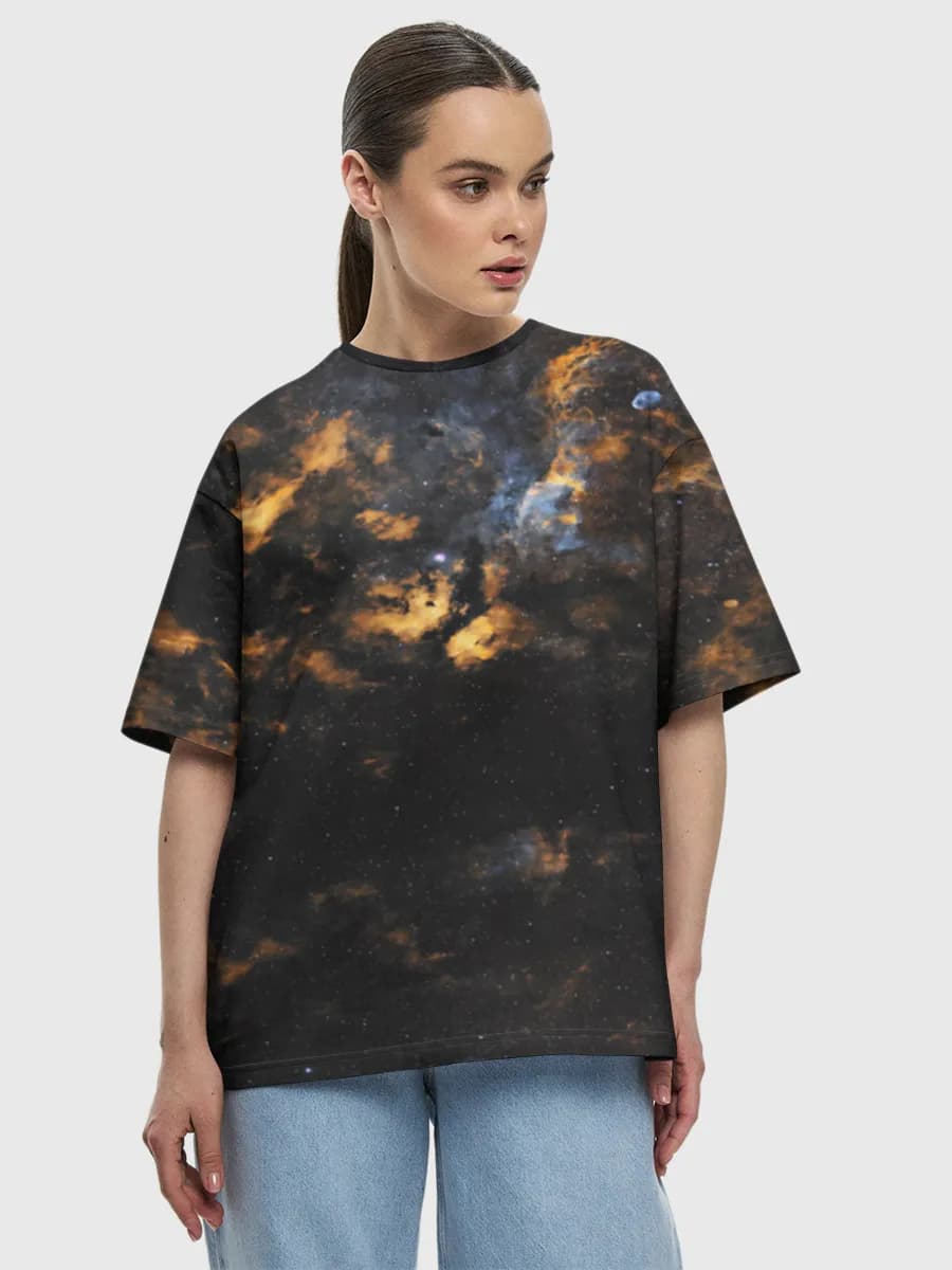 Women's oversized cotton T-shirt