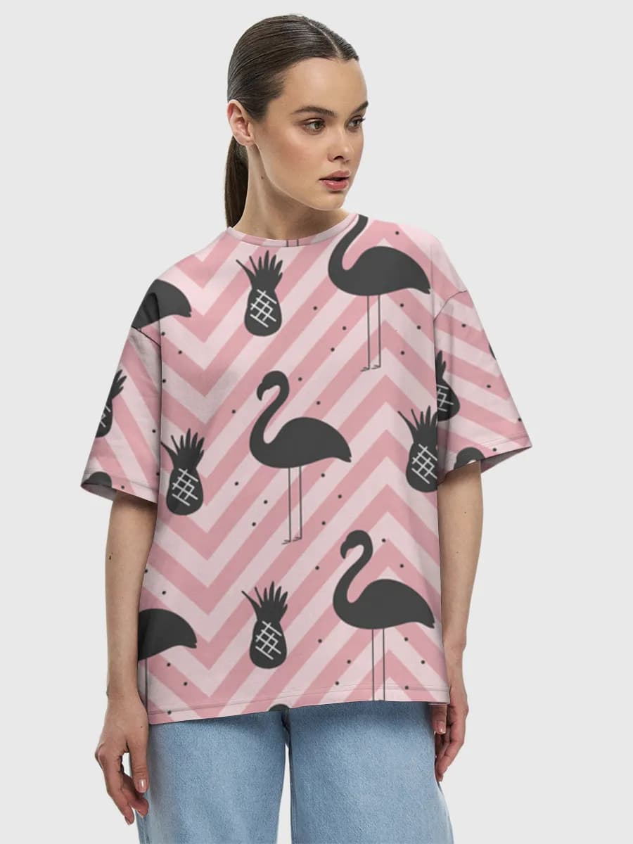Women's oversized cotton T-shirt
