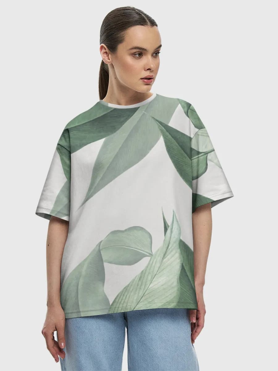 Women's oversized cotton T-shirt