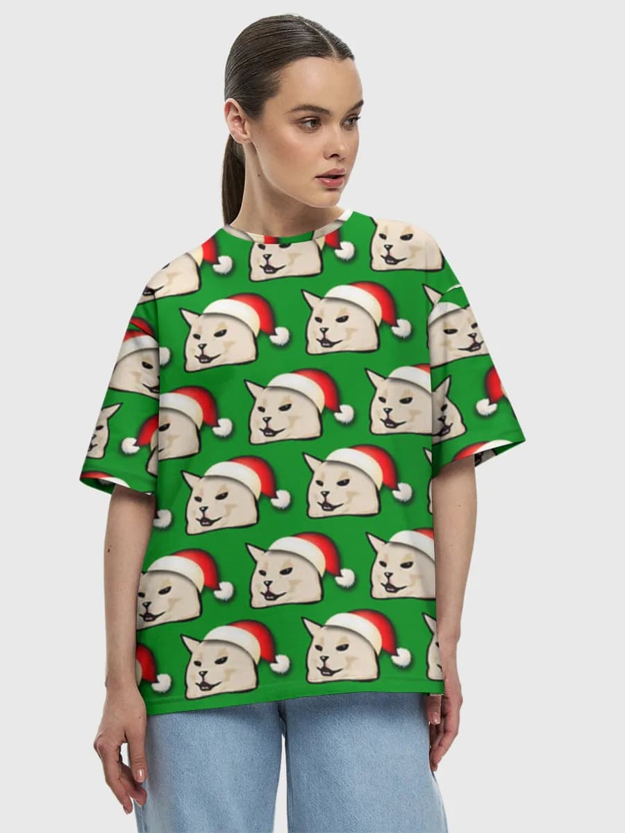 Women's oversized cotton T-shirt