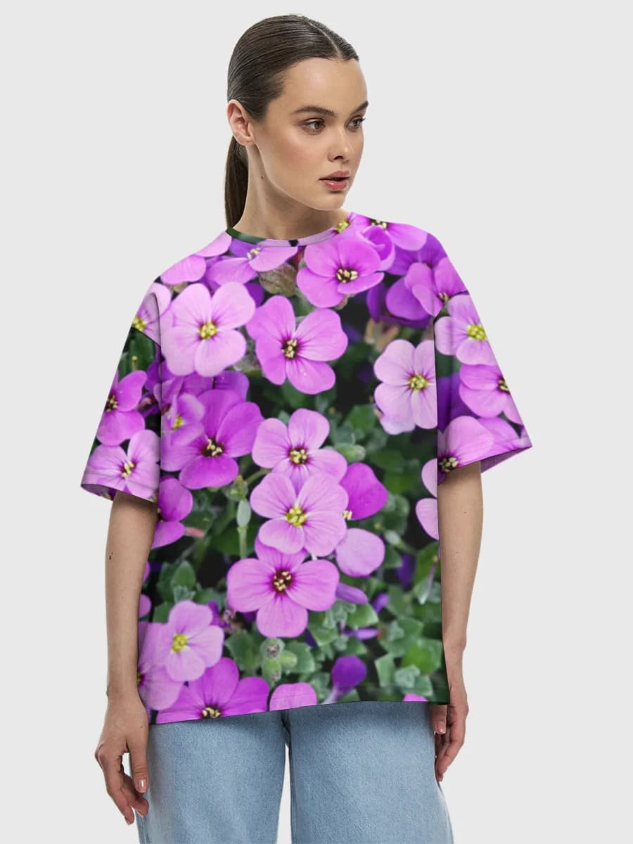Women's oversized cotton T-shirt