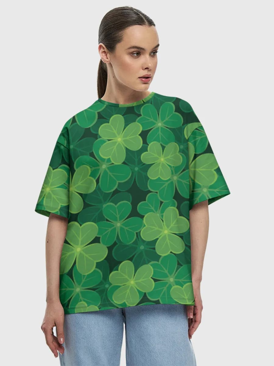 Women's oversized cotton T-shirt