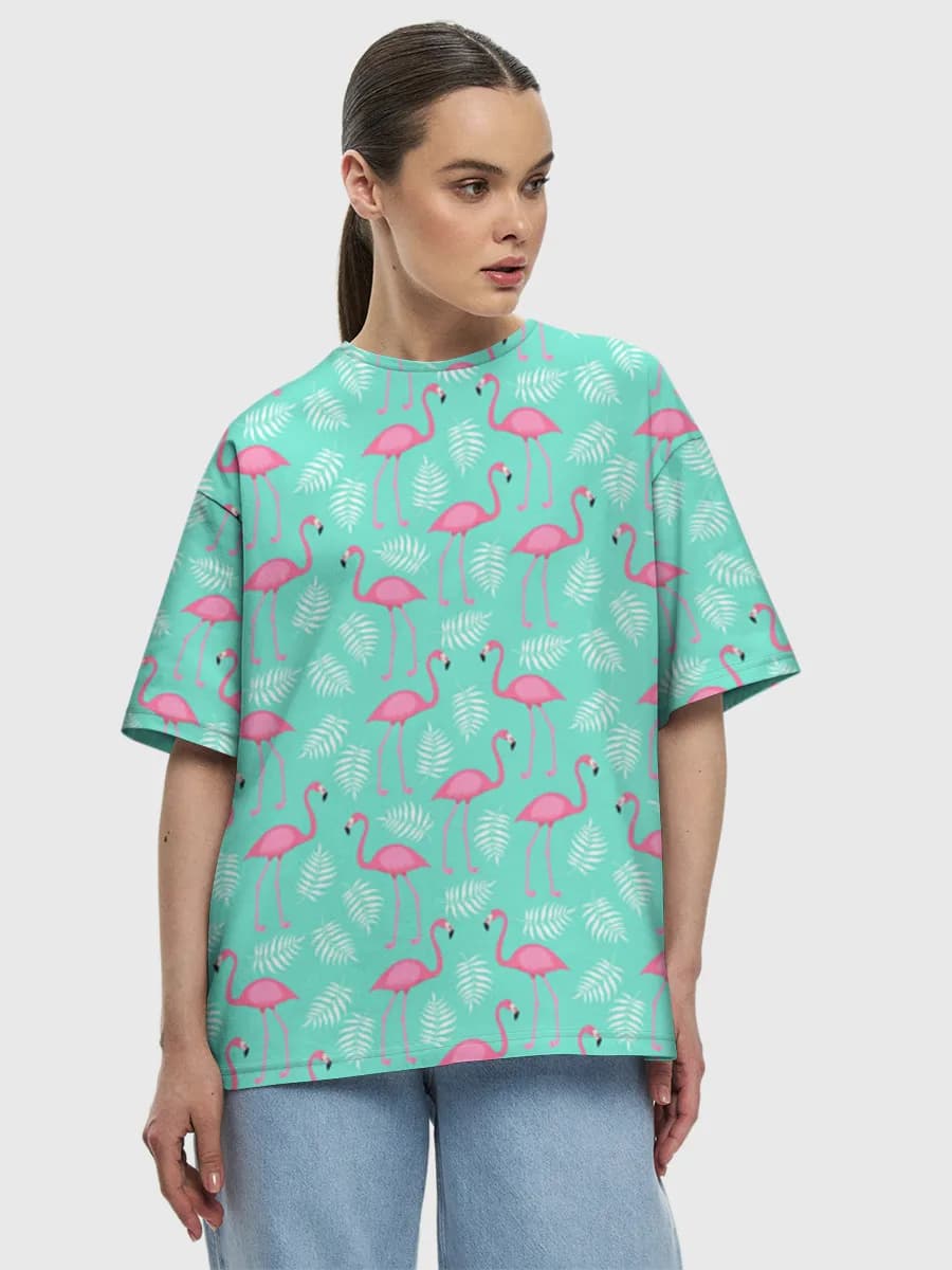 Tropical Pink Flamingos