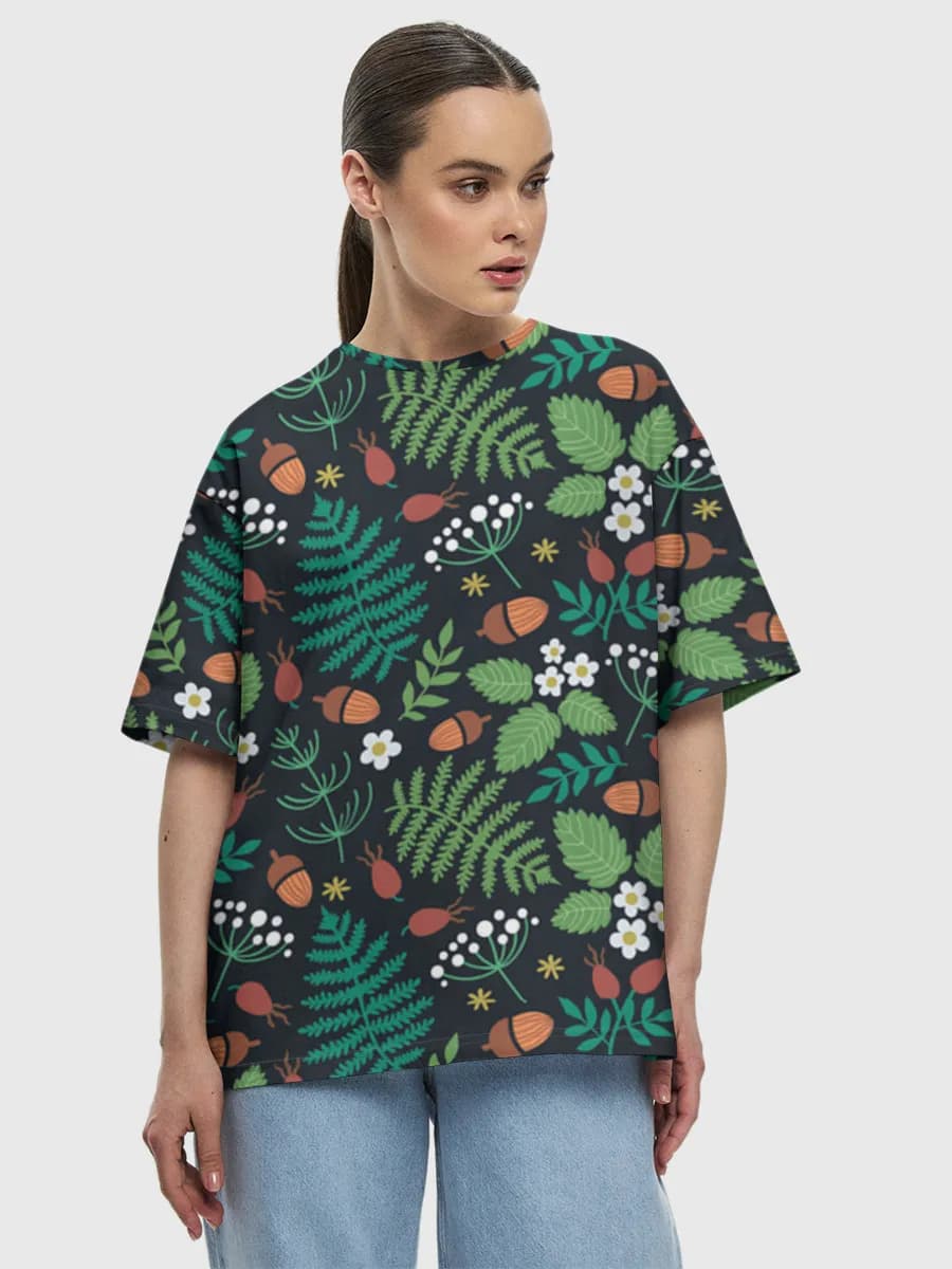 Woodland Botanicals And Acorns