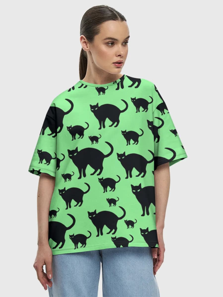 Women's oversized cotton T-shirt
