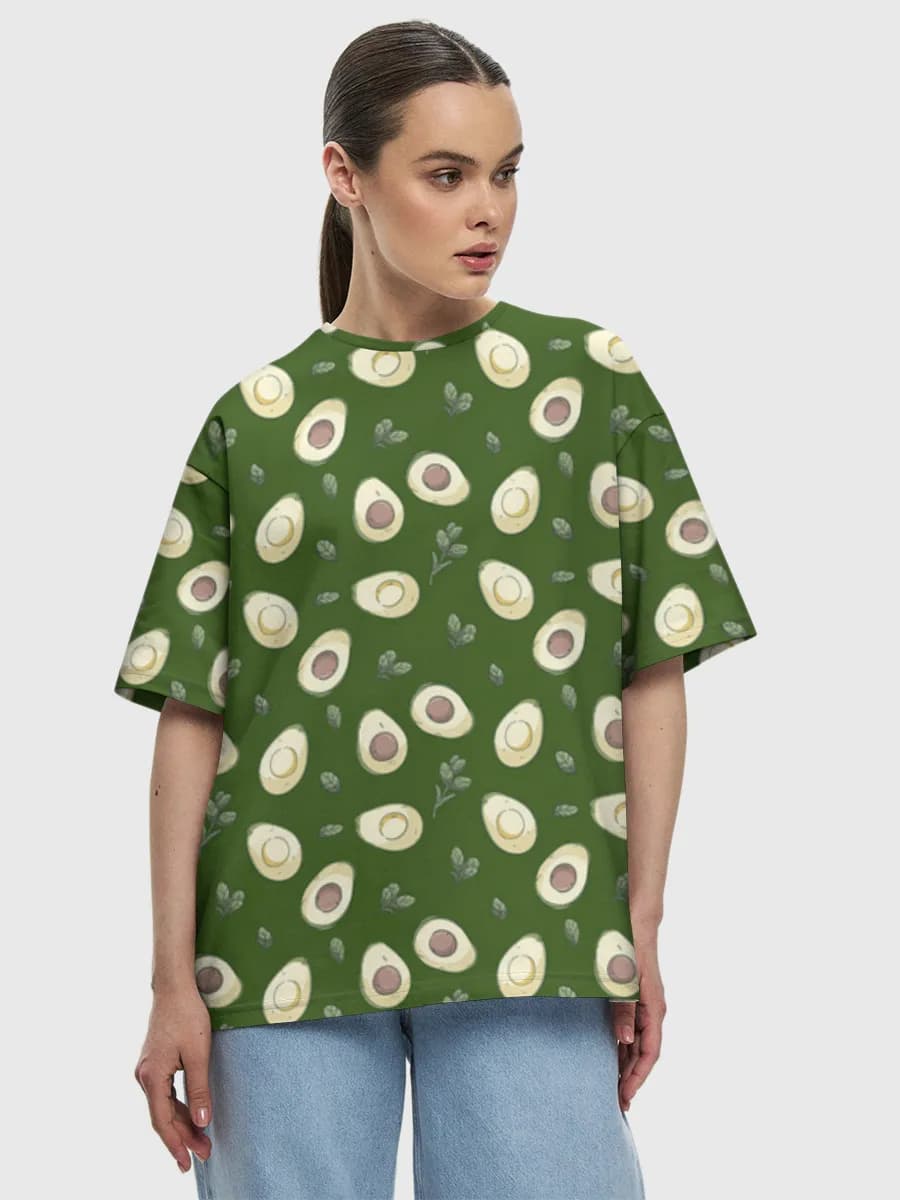 Women's oversized cotton T-shirt