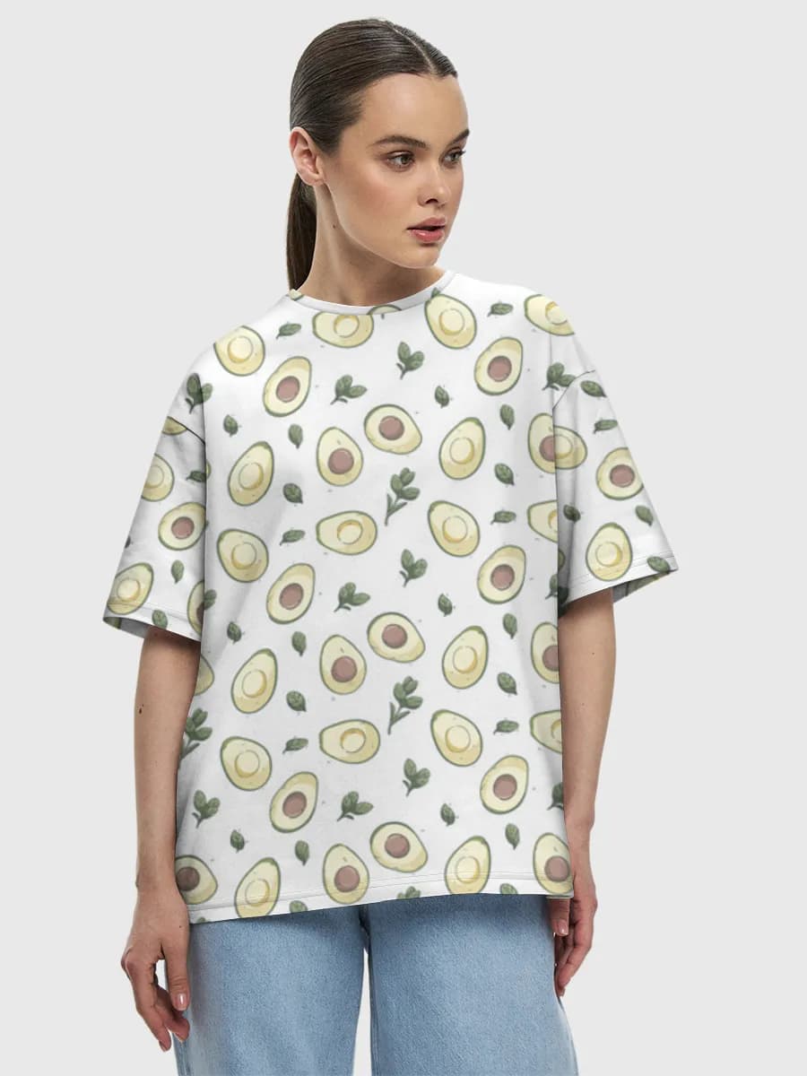 Women's oversized cotton T-shirt