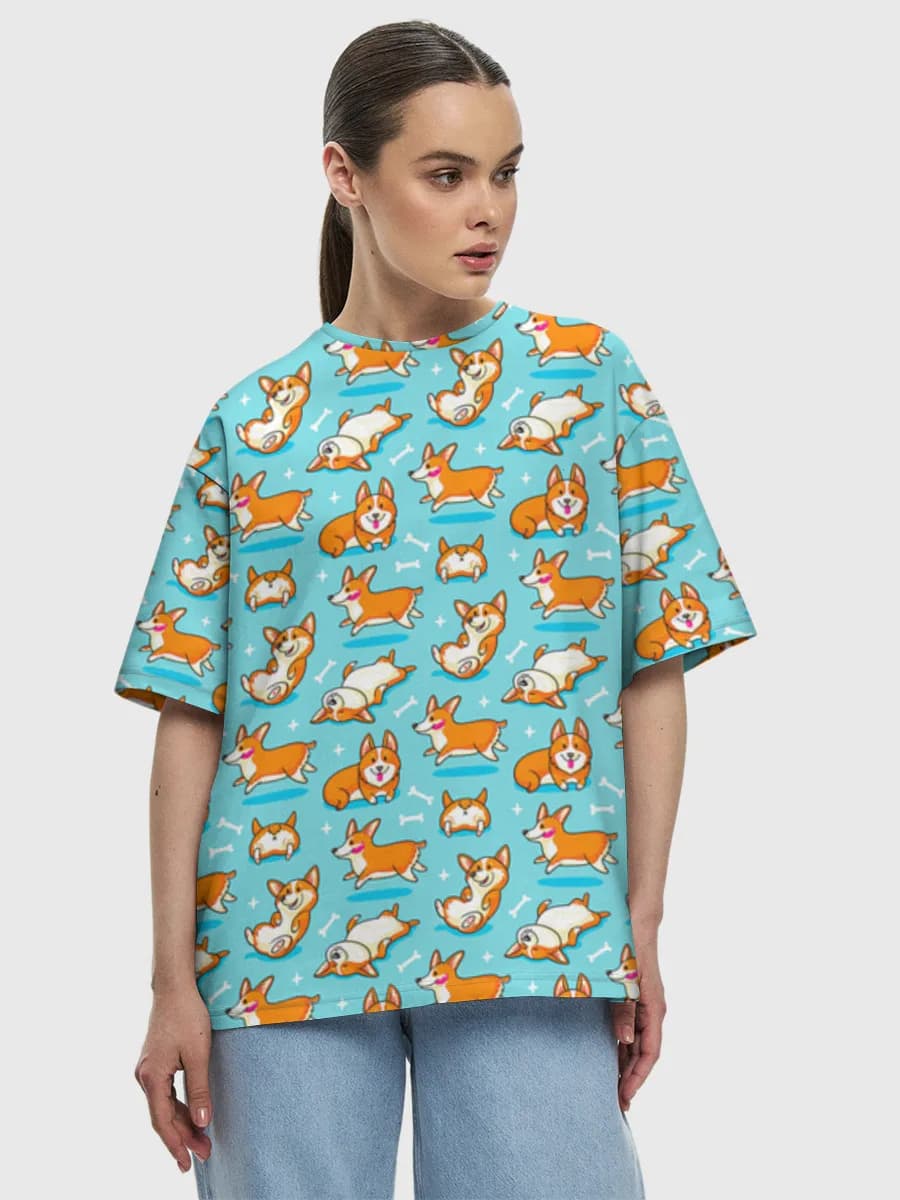 Women's oversized cotton T-shirt