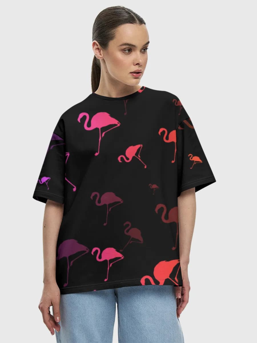 Women's oversized cotton T-shirt