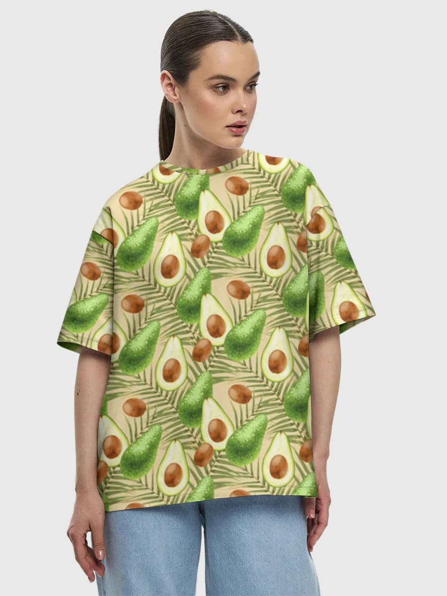 Women's oversized cotton T-shirt