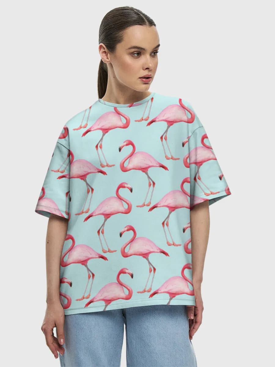 Women's oversized cotton T-shirt