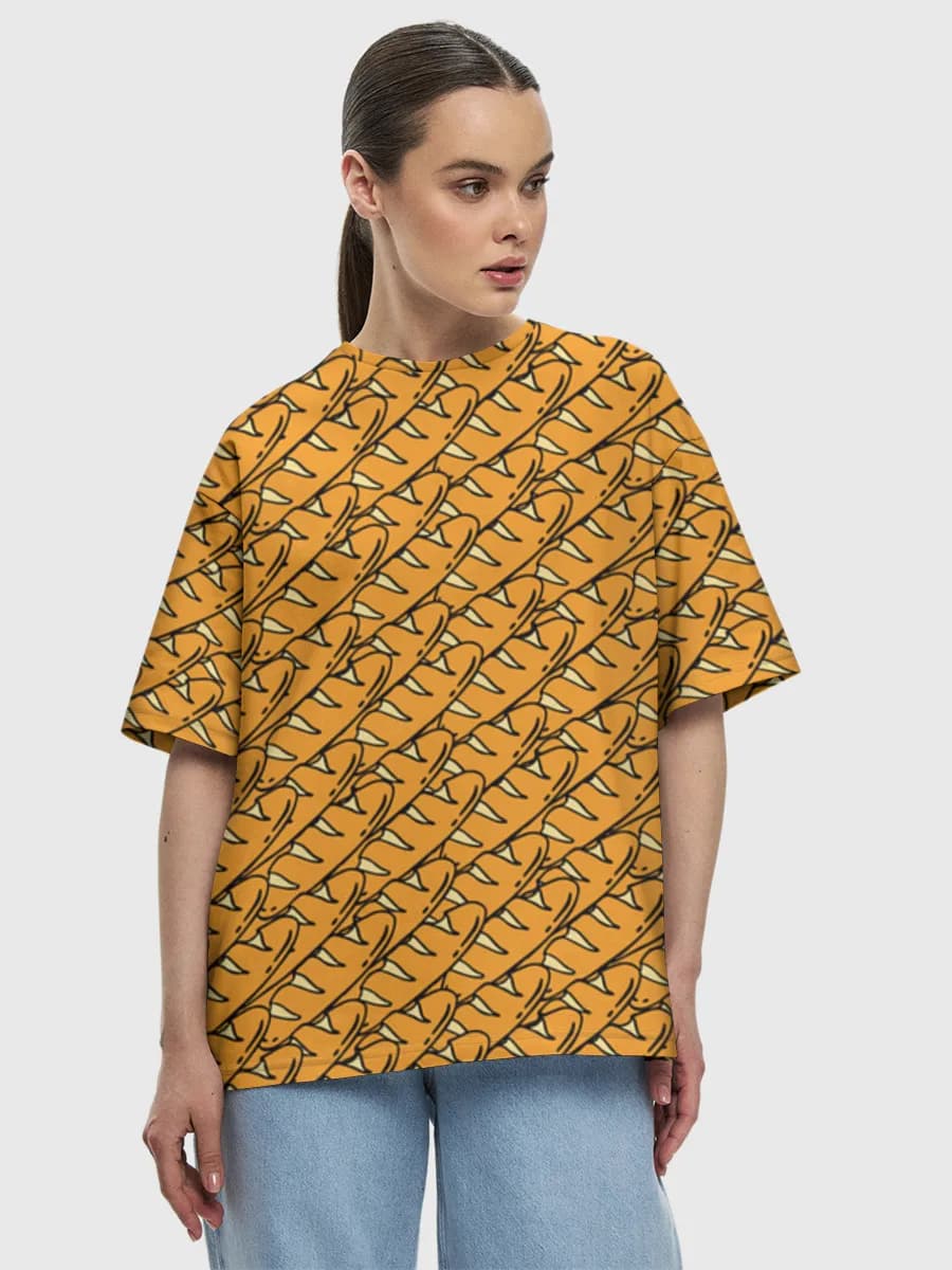 Women's oversized cotton T-shirt