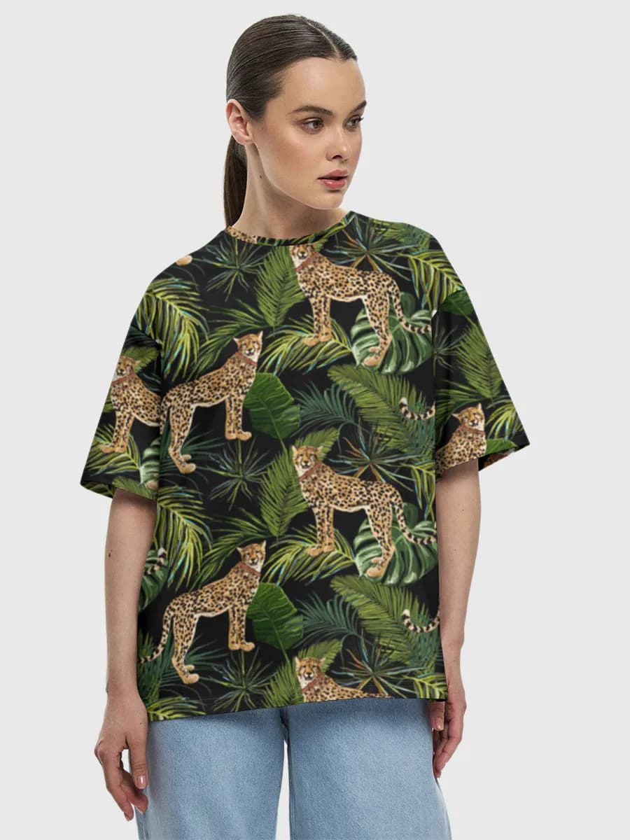 Cheetahs In Tropical Jungle