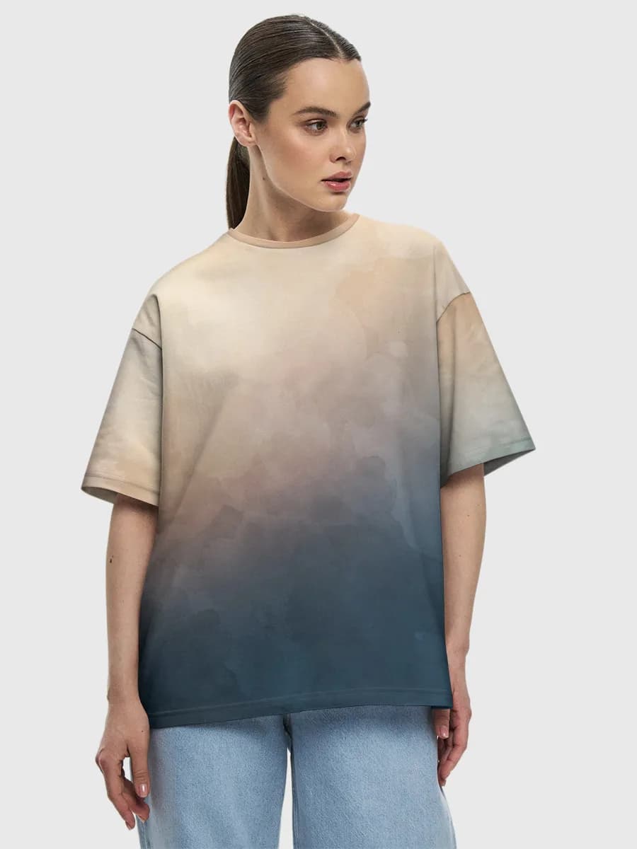 Women's oversized cotton T-shirt