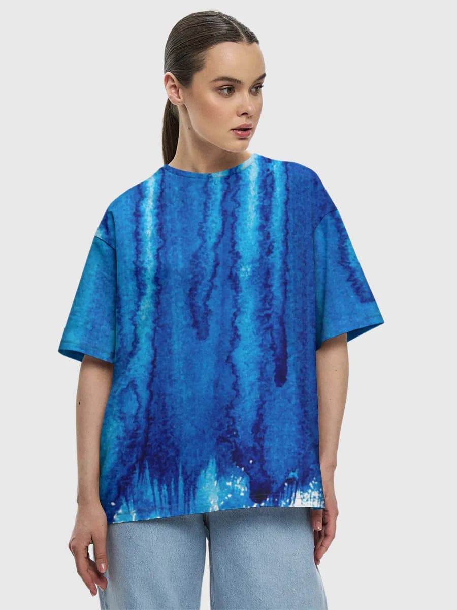 Women's oversized cotton T-shirt
