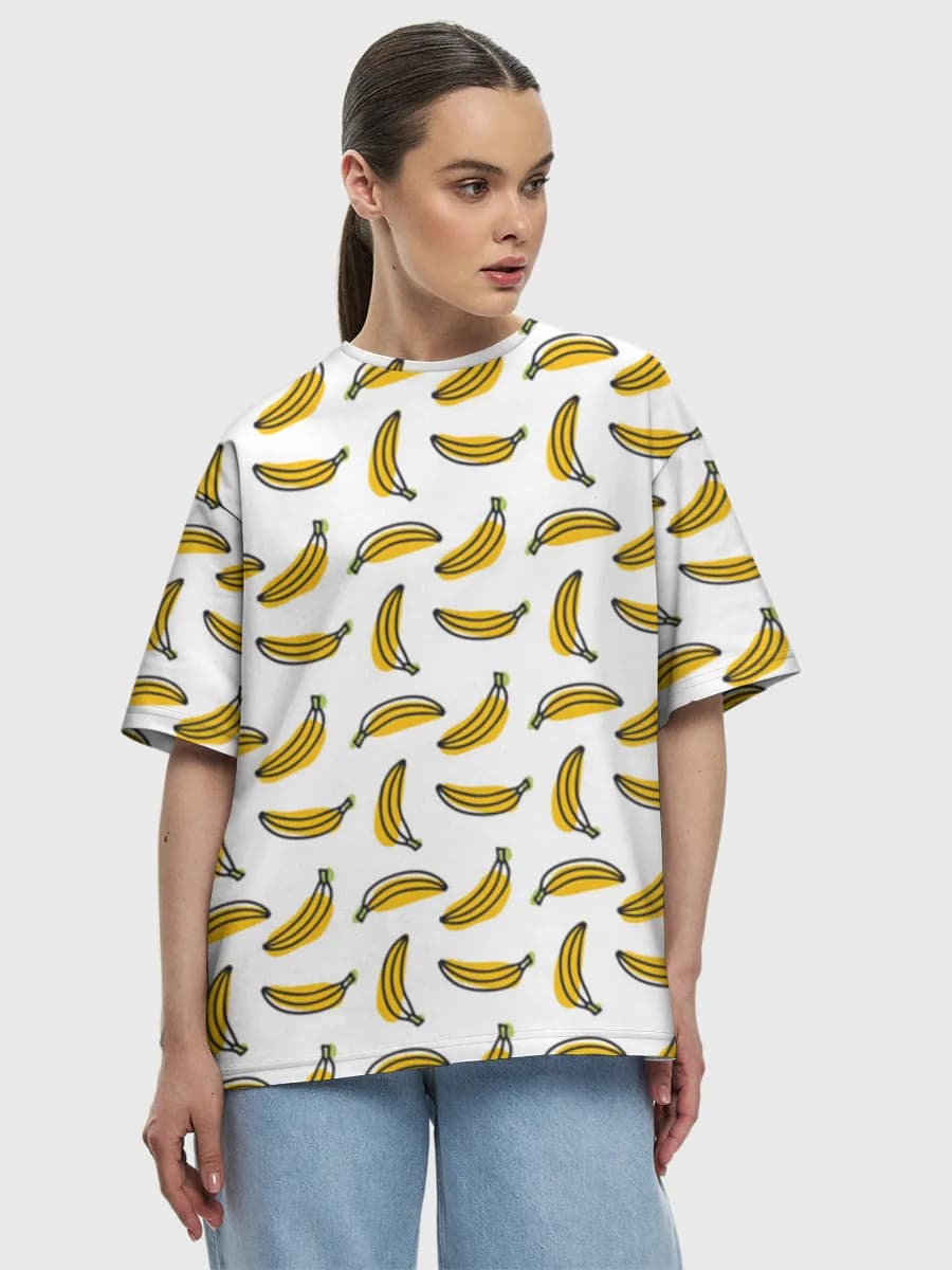 Women's oversized cotton T-shirt