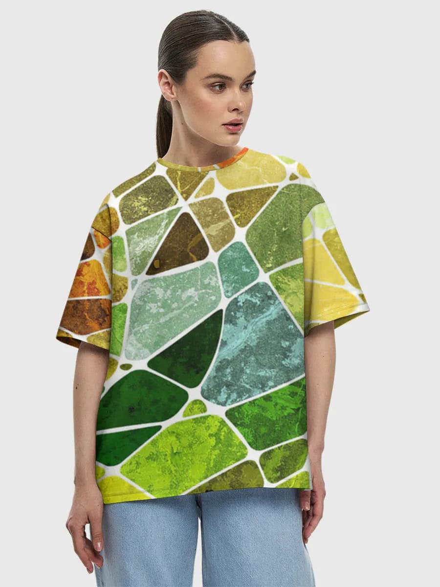 Autumn Stained Glass Mosaic