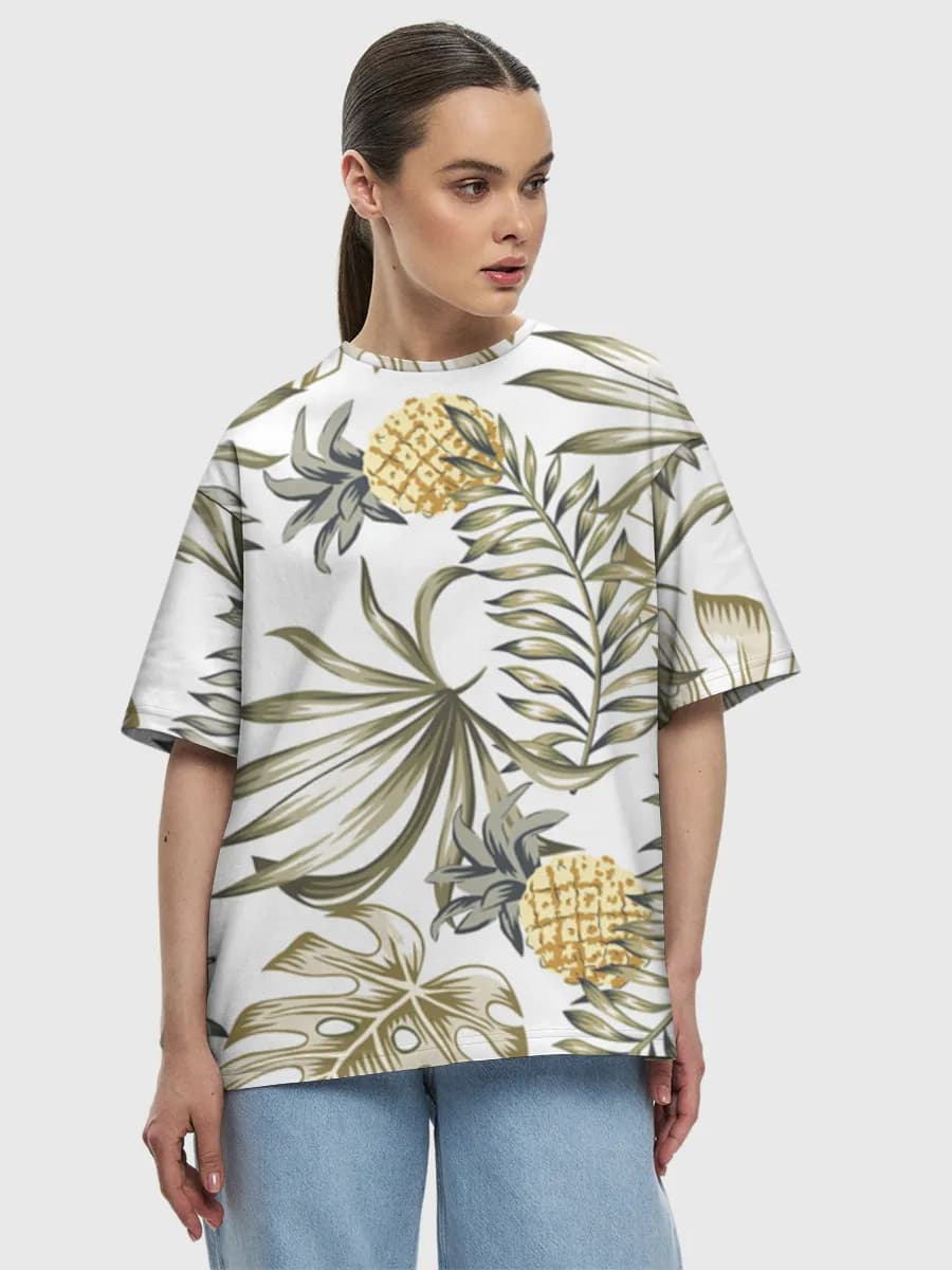 Women's oversized cotton T-shirt