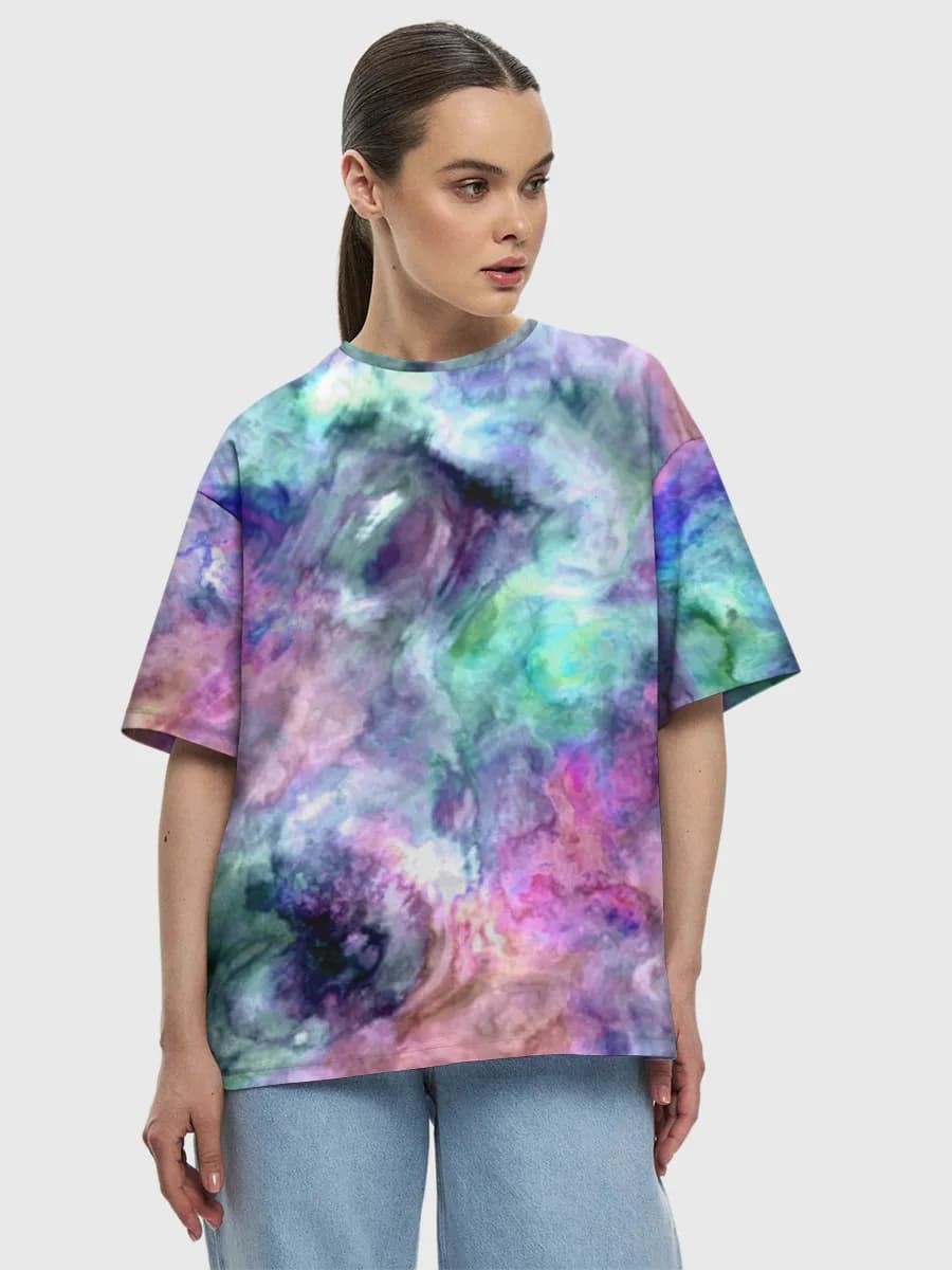 Women's oversized cotton T-shirt