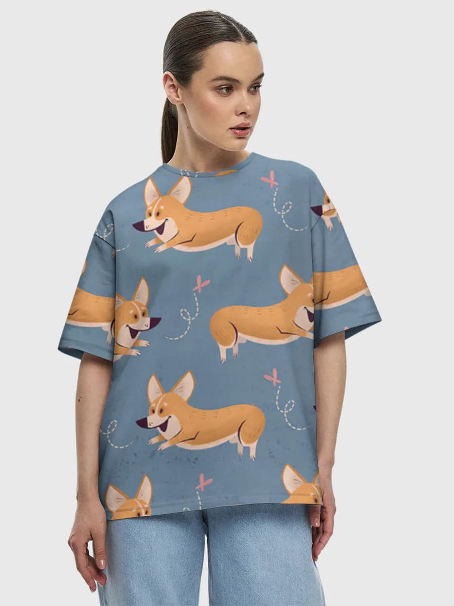 Women's oversized cotton T-shirt