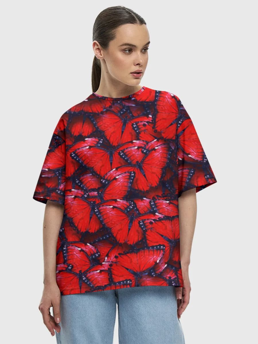 Women's oversized cotton T-shirt