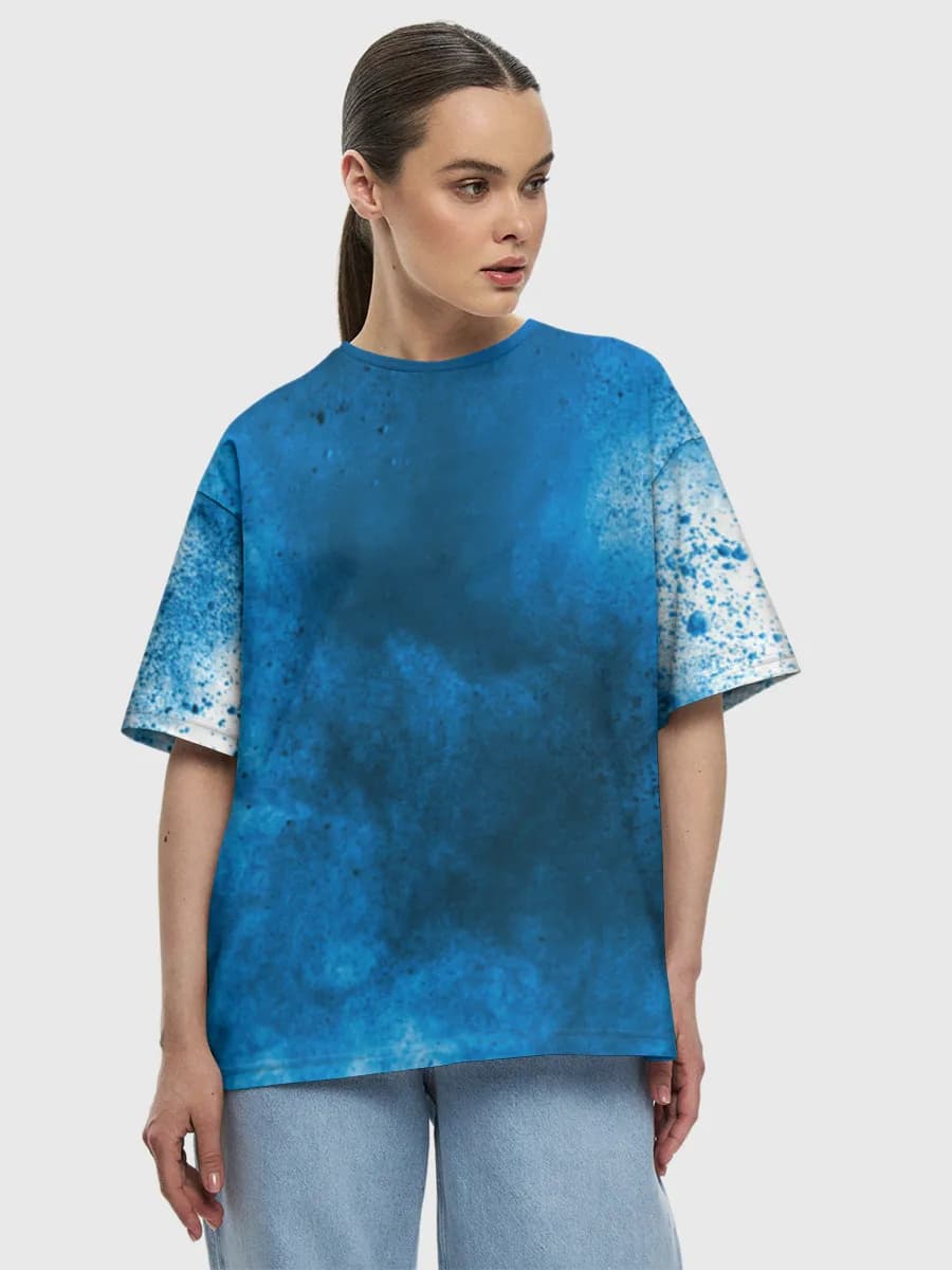 Women's oversized cotton T-shirt