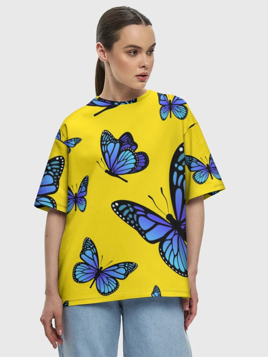 Women's oversized cotton T-shirt