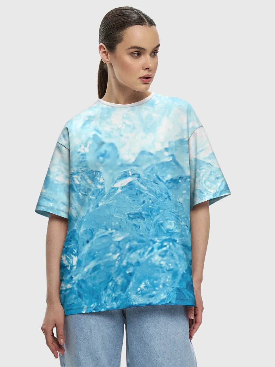 Women's oversized cotton T-shirt