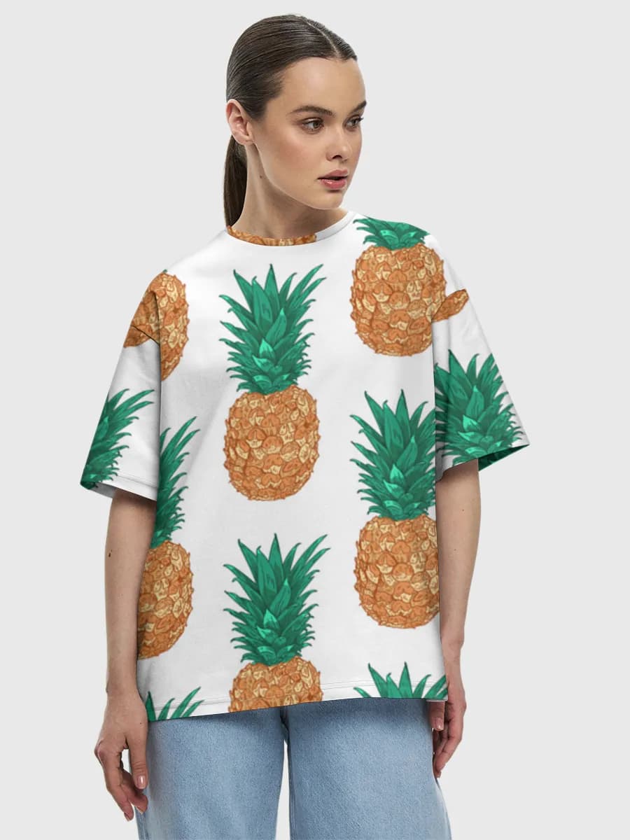 Women's oversized cotton T-shirt