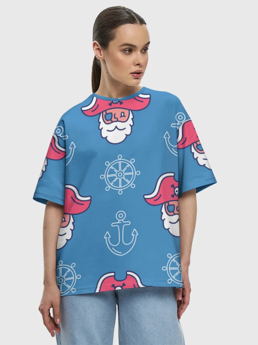 Women's oversized cotton T-shirt