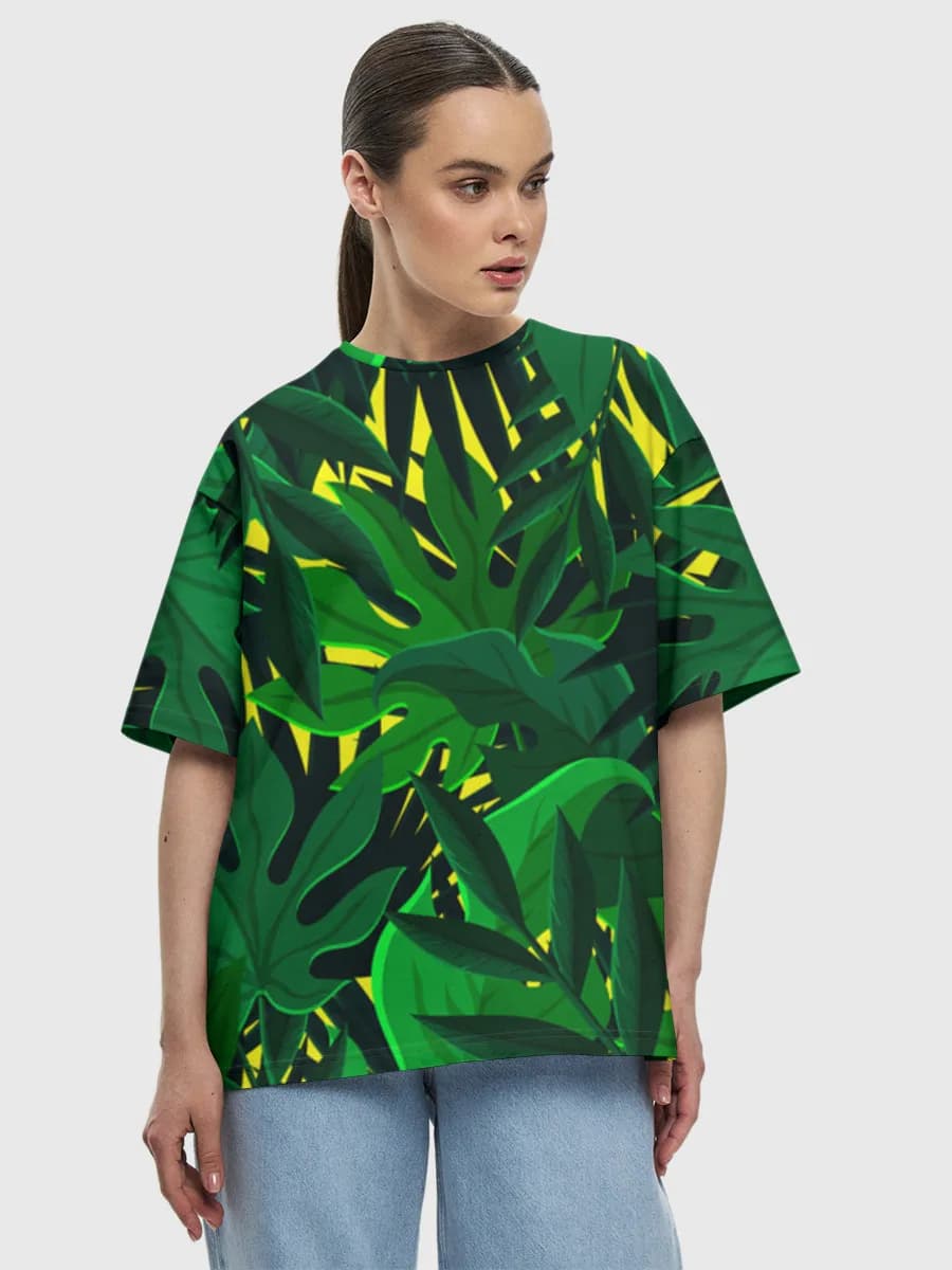 Women's oversized cotton T-shirt