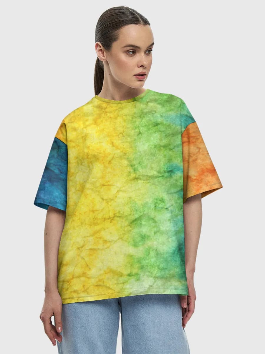 Women's oversized cotton T-shirt
