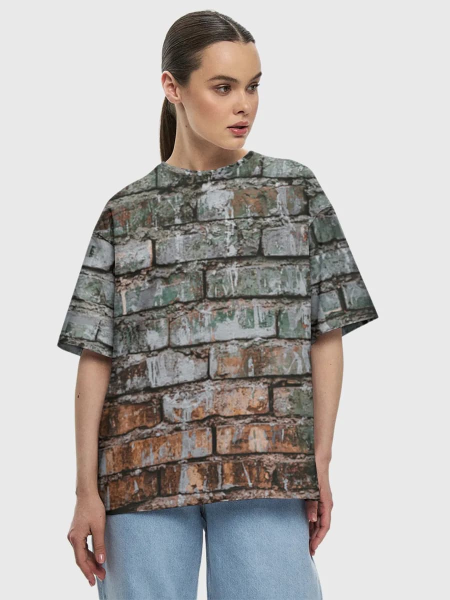 Women's oversized cotton T-shirt
