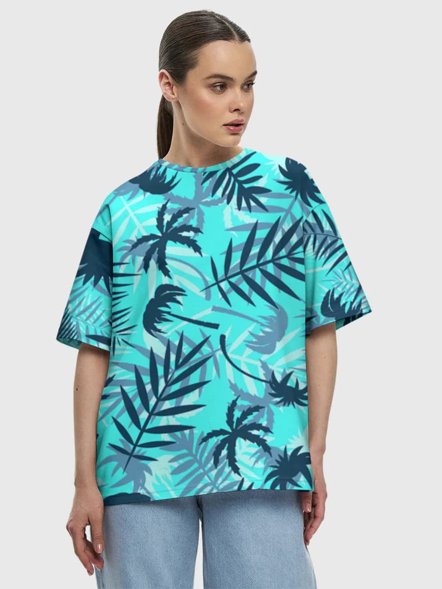 Women's oversized cotton T-shirt