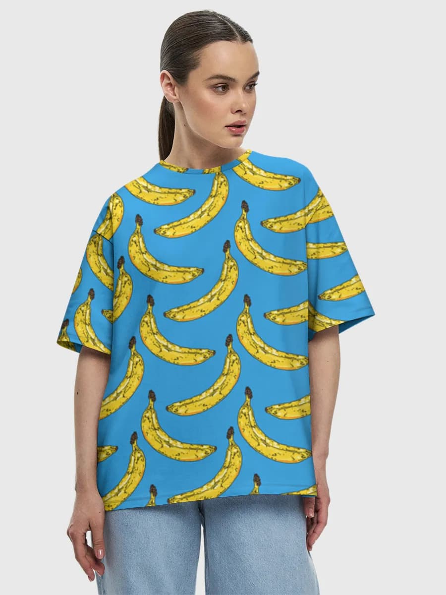 Women's oversized cotton T-shirt