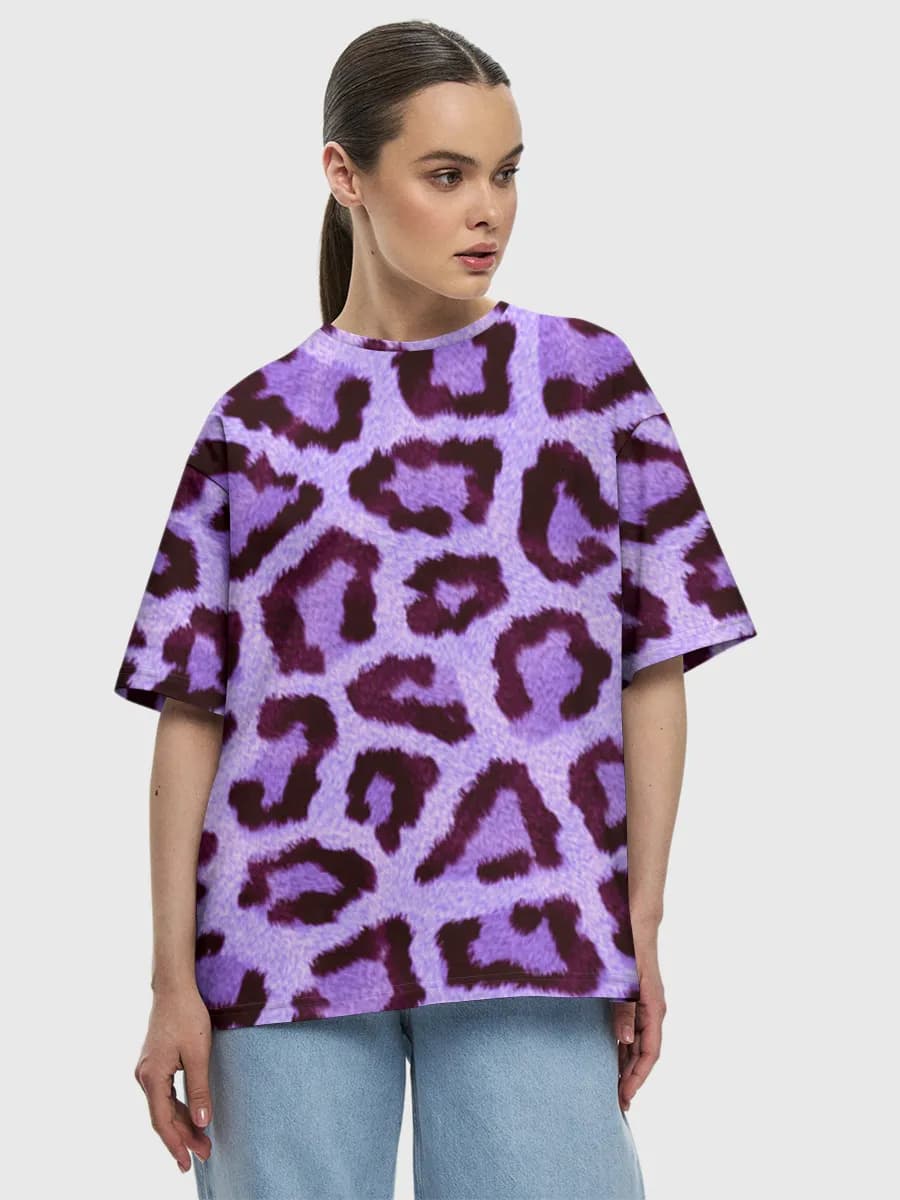 Women's oversized cotton T-shirt