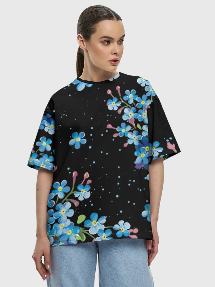 Women's oversized cotton T-shirt