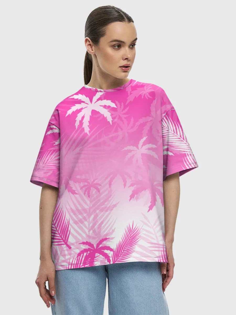 Women's oversized cotton T-shirt