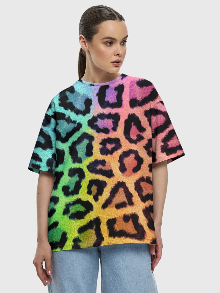 Women's oversized cotton T-shirt