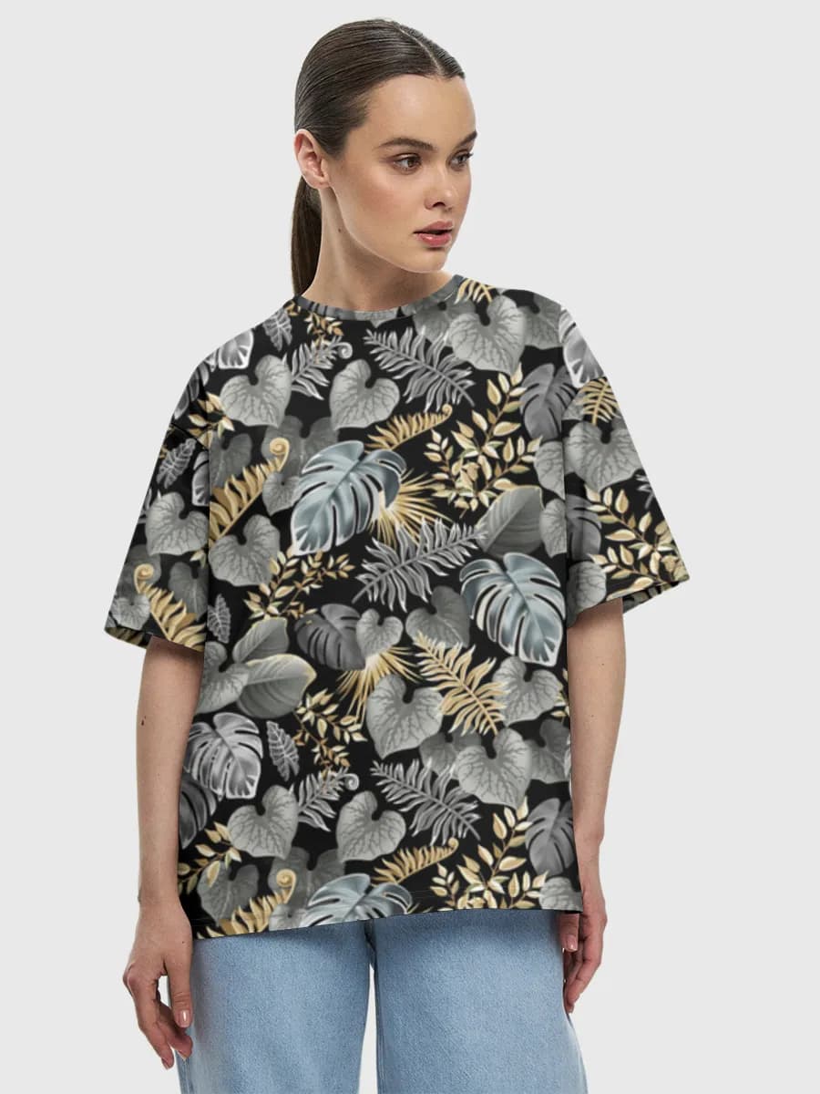 Women's oversized cotton T-shirt